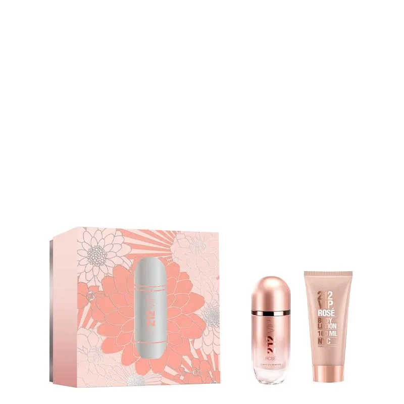 212 VIP Rose Women 2PC Set by Carolina Herrera Eau de Parfum - Image 4