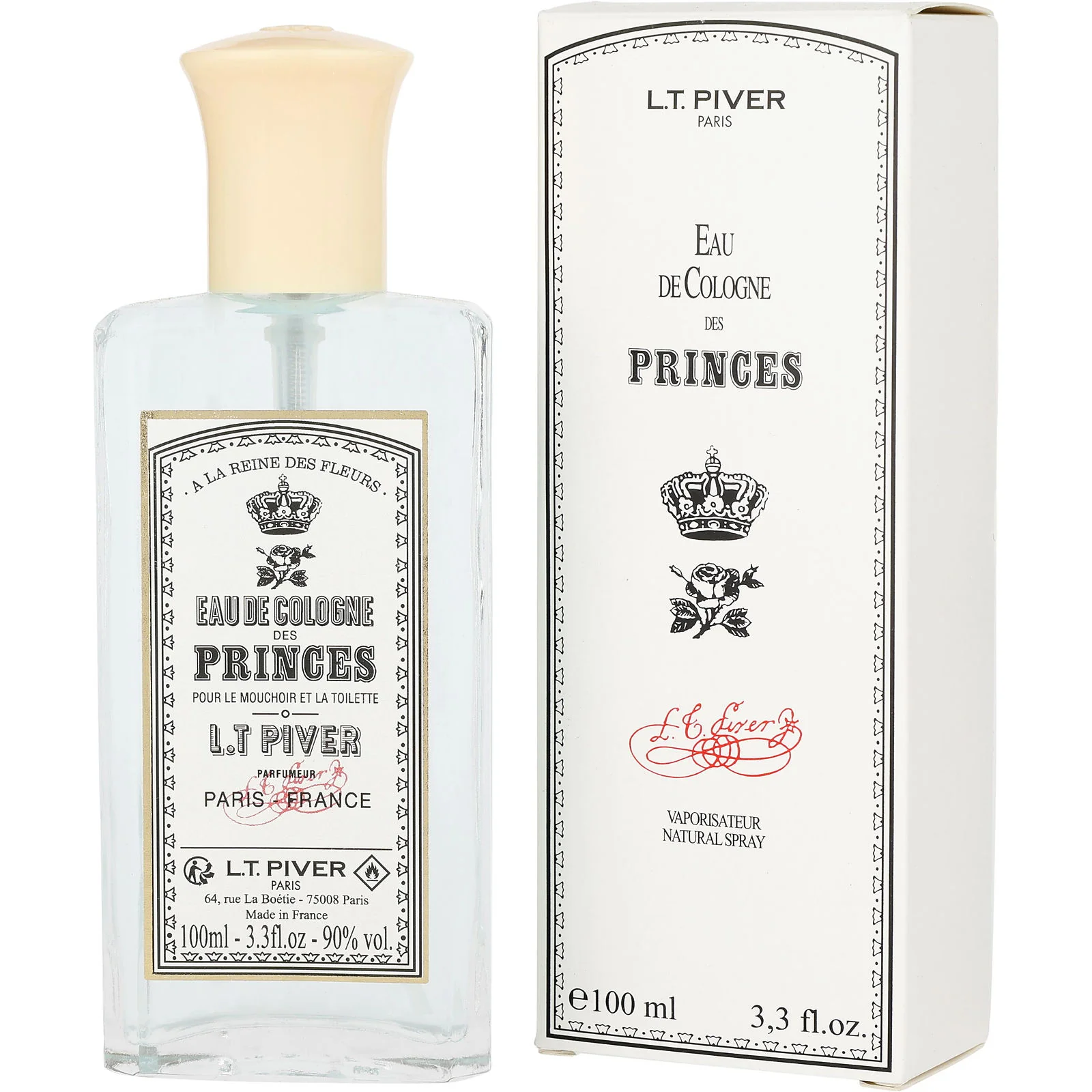 Eau De Cologne Des PRINCES by L.T. PIVER