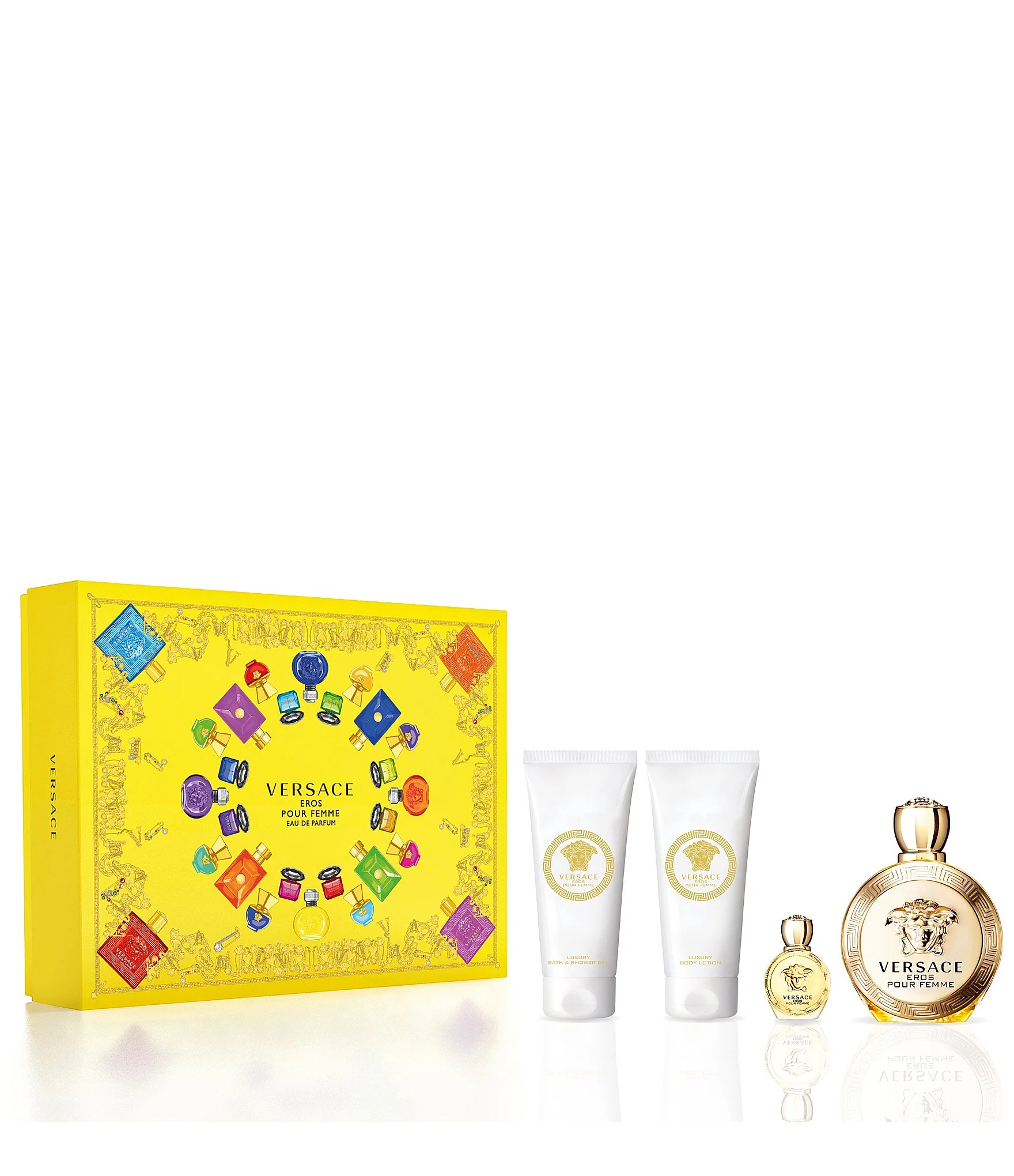 Eros Pour Femme Eau de Parfum 4PCS by Versace