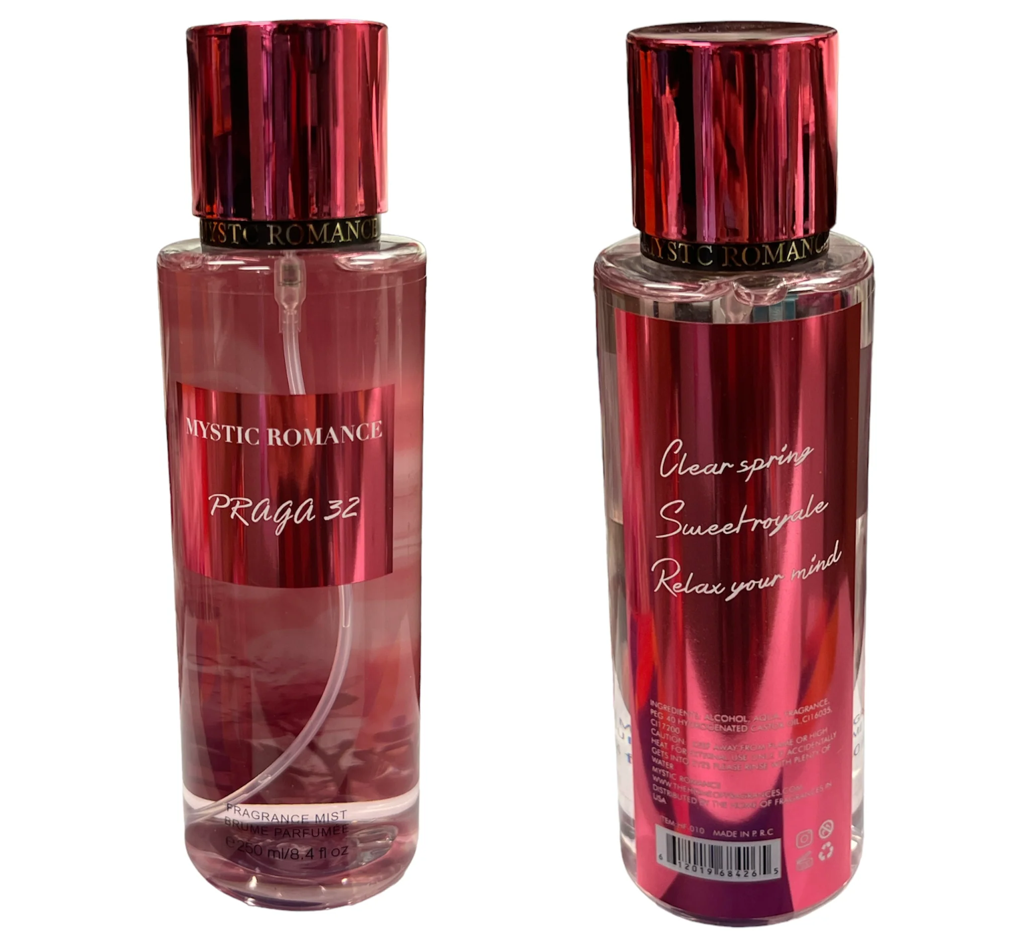 Mystic Romance Praga 32 Fragrance Body Mist