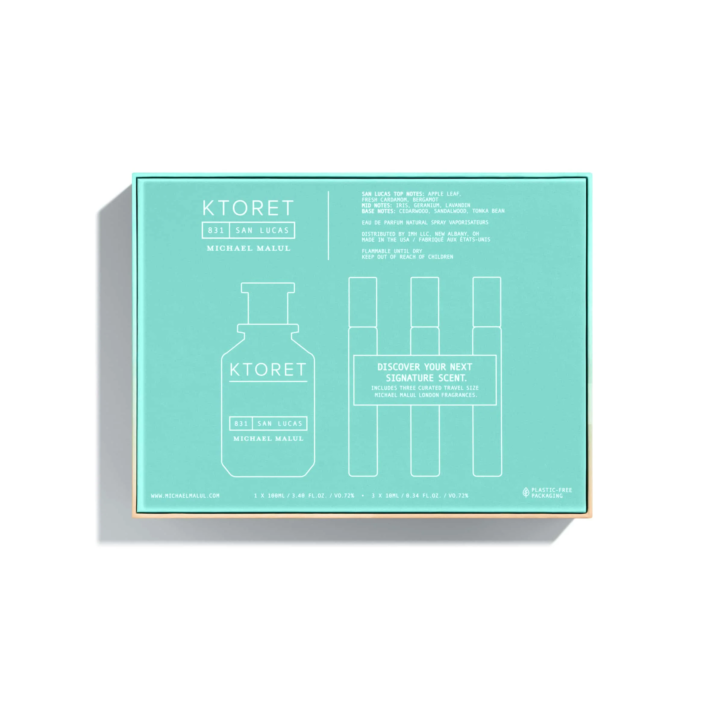 KTORET 831 San Lucas Eau de Parfum GIFT SET by Michael Malul - Image 2